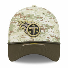 2025 Salute to Service 39THIRTY Flex Hat - Tennessee Titans Hats