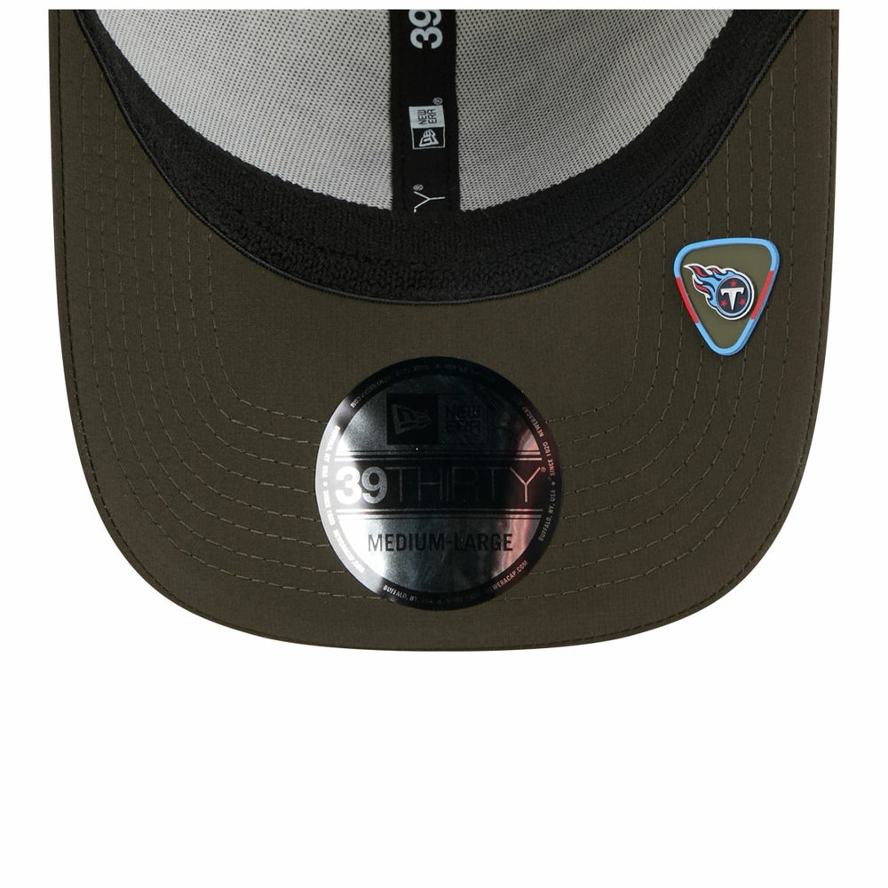 2025 Salute to Service 39THIRTY Flex Hat - Tennessee Titans Hats