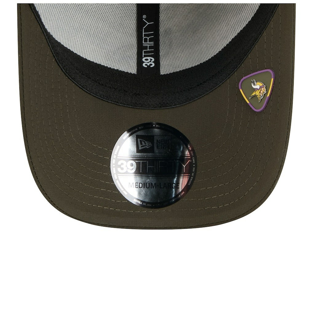 2025 Salute to Service 39THIRTY Flex Hat - Minnesota Vikings Hats