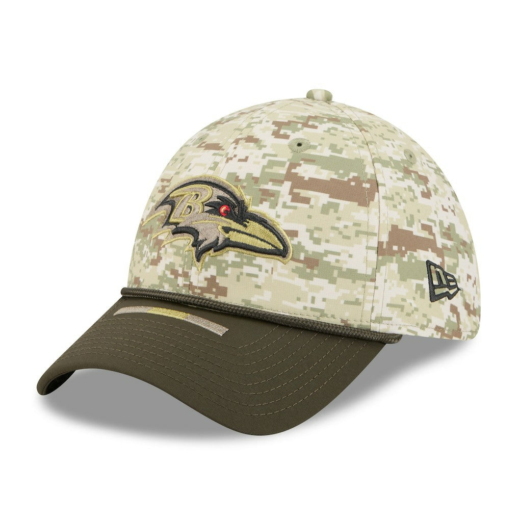 2025 Salute to Service 39THIRTY Flex Hat - Baltimore Ravens Hats