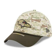 2025 Salute to Service 39THIRTY Flex Hat - Baltimore Ravens Hats