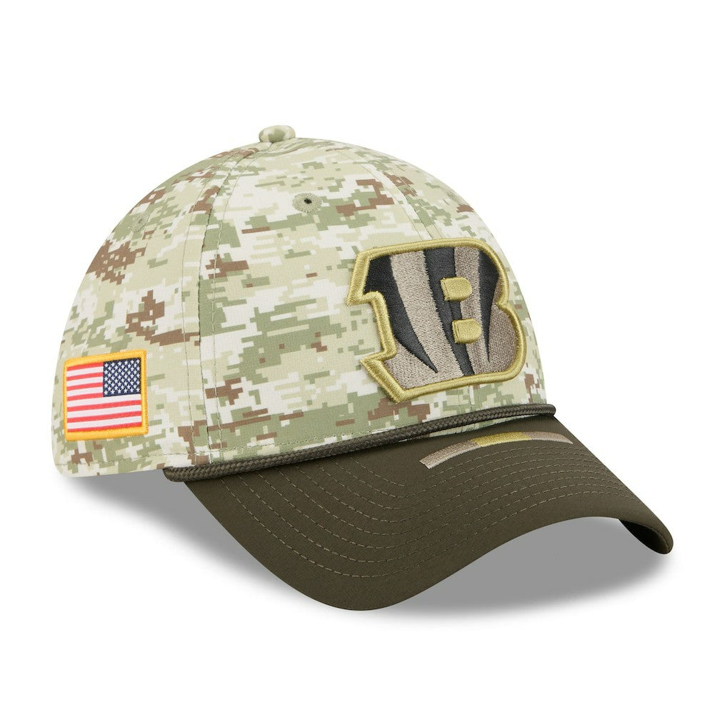 2025 Salute to Service 39THIRTY Flex Hat - Cincinnati Bengals Hats