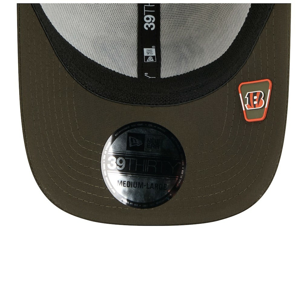 2025 Salute to Service 39THIRTY Flex Hat - Cincinnati Bengals Hats