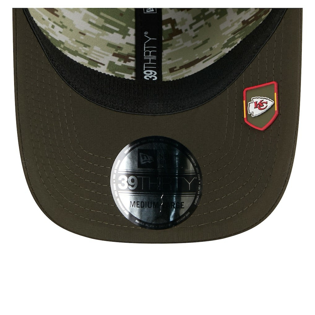 2025 Salute to Service 39THIRTY Flex Hat - Kansas City Chiefs Hats