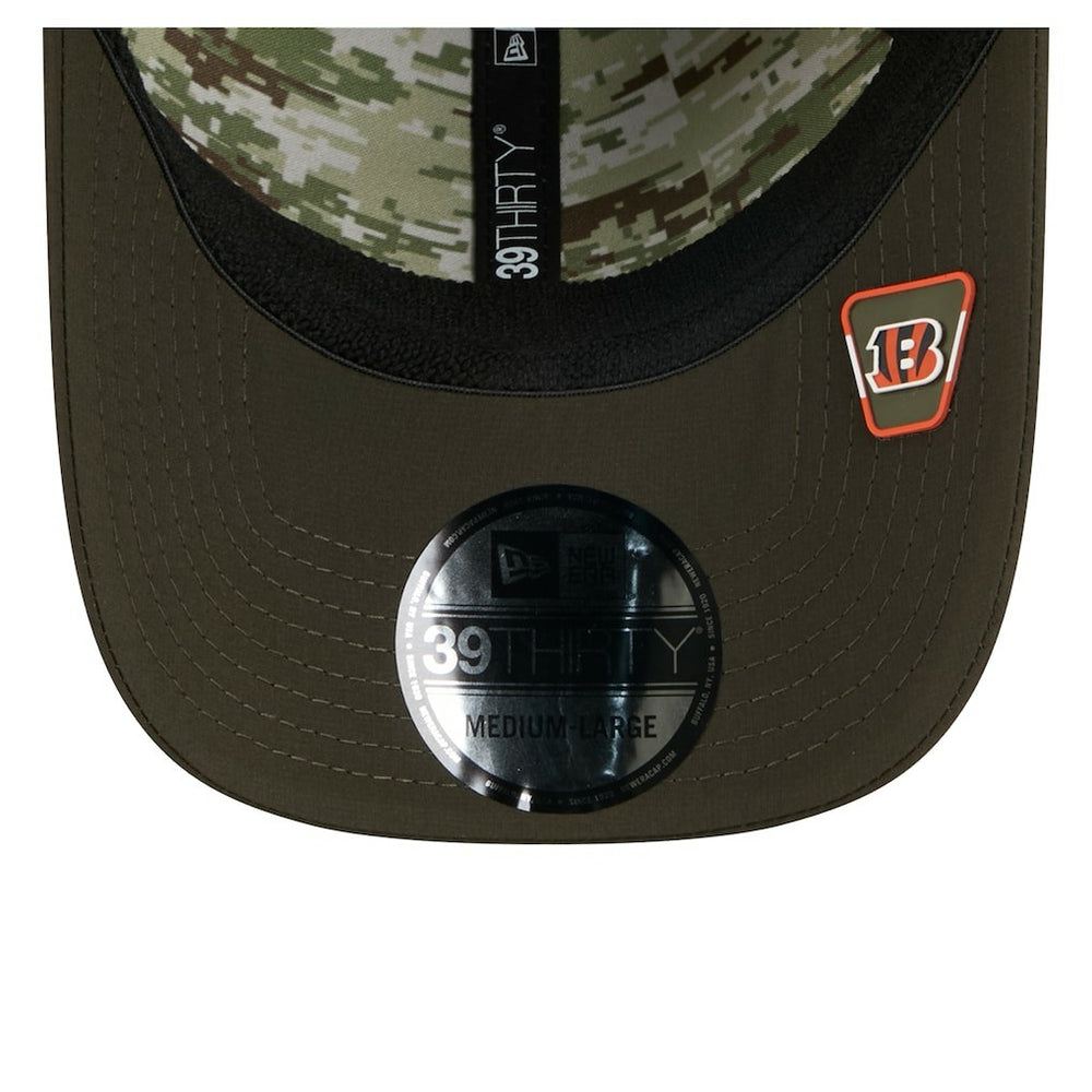 2025 Salute to Service 39THIRTY Flex Hat - Cincinnati Bengals Hats