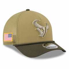 Youth 2025 Salute to Service 9FORTY A-Frame Adjustable Hat - Houston Texans Hats