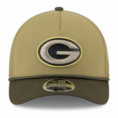 Youth 2025 Salute to Service 9FORTY A-Frame Adjustable Hat - Green Bay Packers Hats