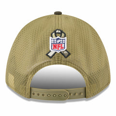 Youth 2025 Salute to Service 9FORTY A-Frame Adjustable Hat - Green Bay Packers Hats