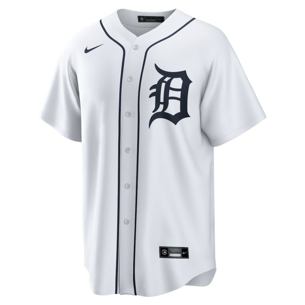 White Casey Mize Detroit Tigers Nike Home Replica Jersey