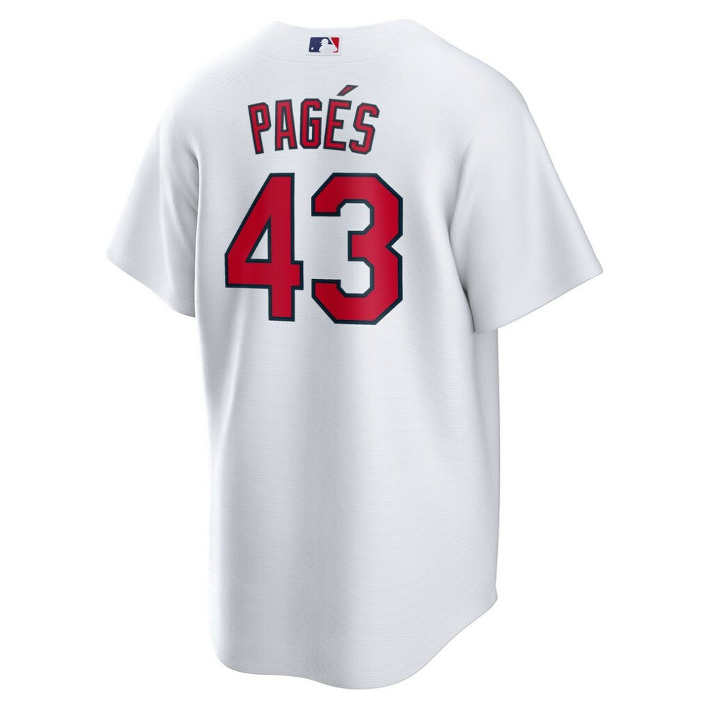 White Pedro Pagés St. Louis Cardinals Nike Home Replica Jersey