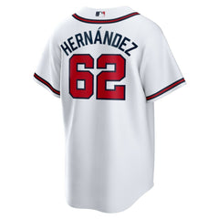 White Daysbel Hernandez Atlanta Braves Nike Home Replica Jersey