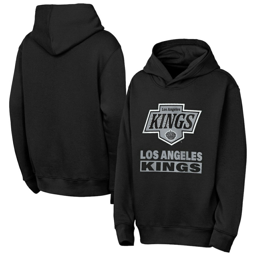 NHL Los Angeles Kings Outerstuff Youth Back to Basics Hoodie