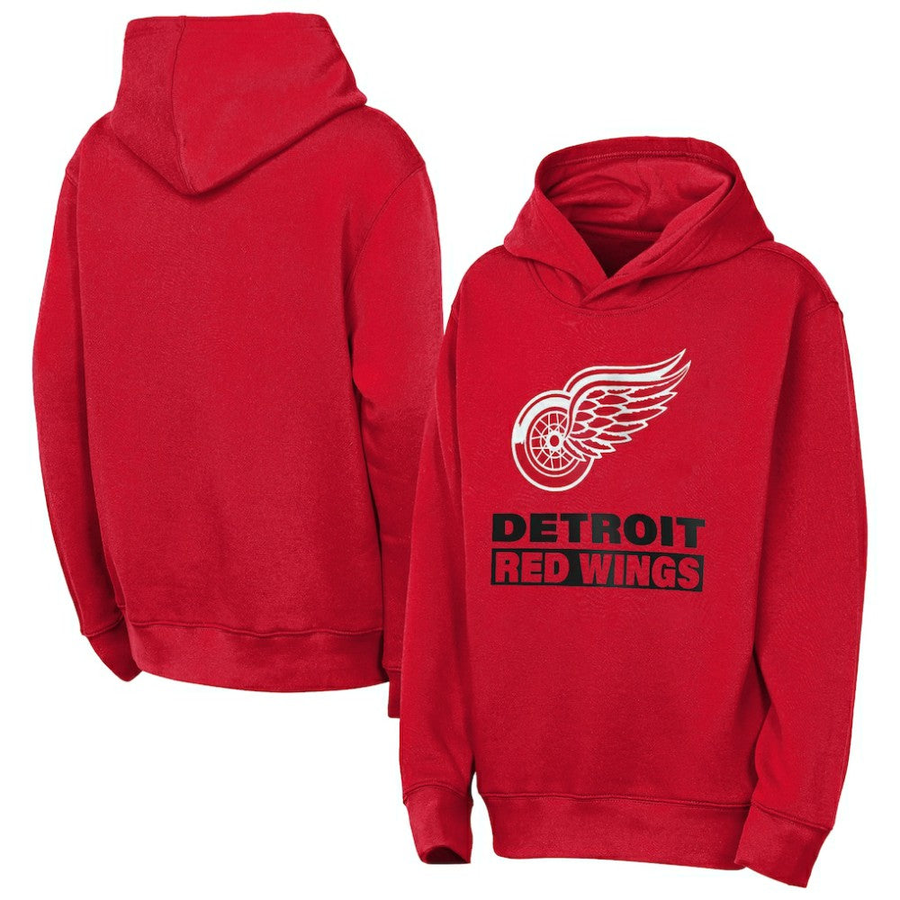 NHL Detroit Red Wings Outerstuff Youth Back to Basics Hoodie