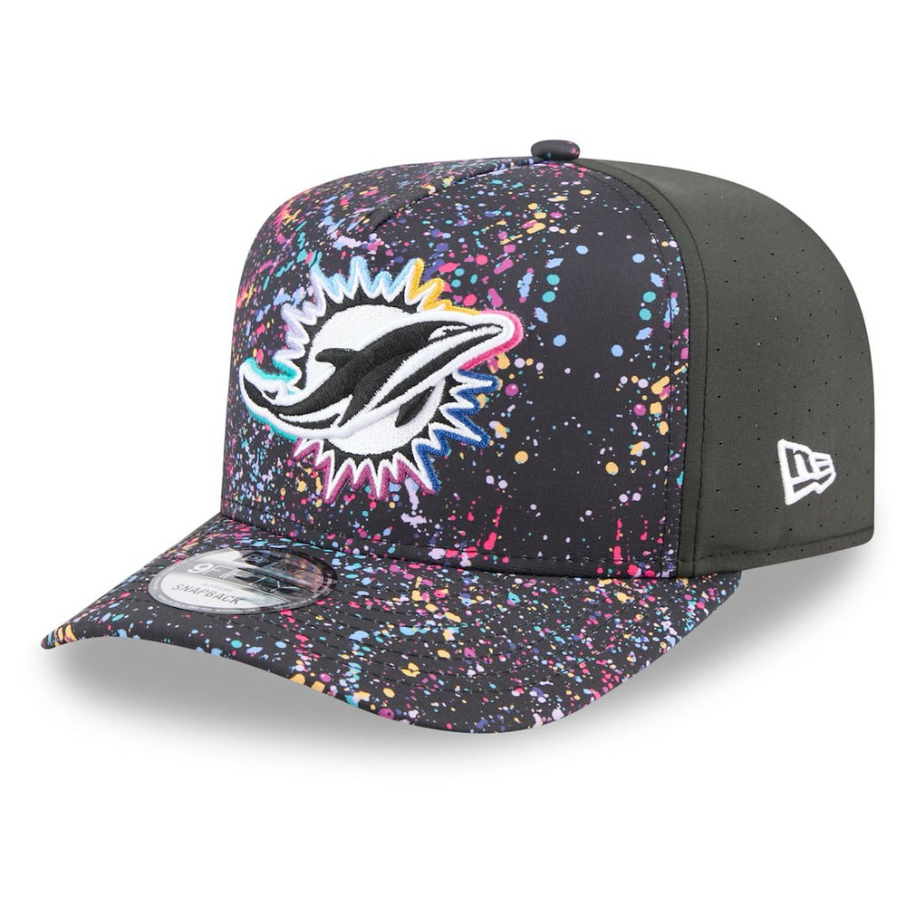 2025 NFL Crucial Catch A-Frame 9FIFTY Snapback Hat - Miami Dolphins Hats