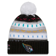 Women's 2025 NFL Crucial Catch Cuffed Knit Hat with Pom - Arizona Cardinals Hats