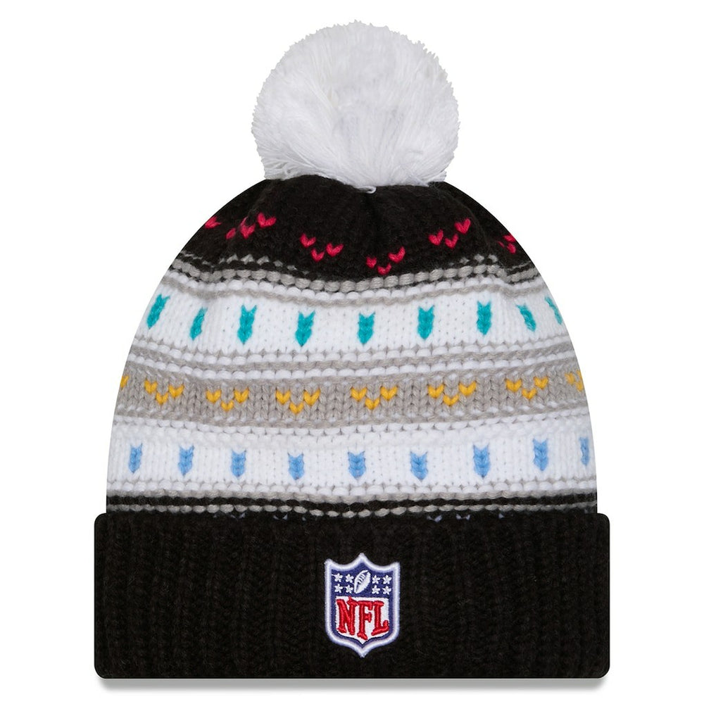 Women's 2025 NFL Crucial Catch Cuffed Knit Hat with Pom - Arizona Cardinals Hats