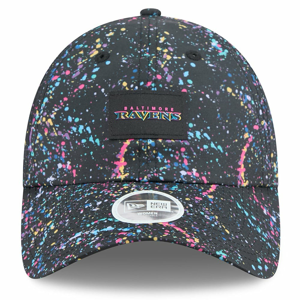 Women's 2025 NFL Crucial Catch Pony Tail Adjustable Hat - Baltimore Ravens Hats