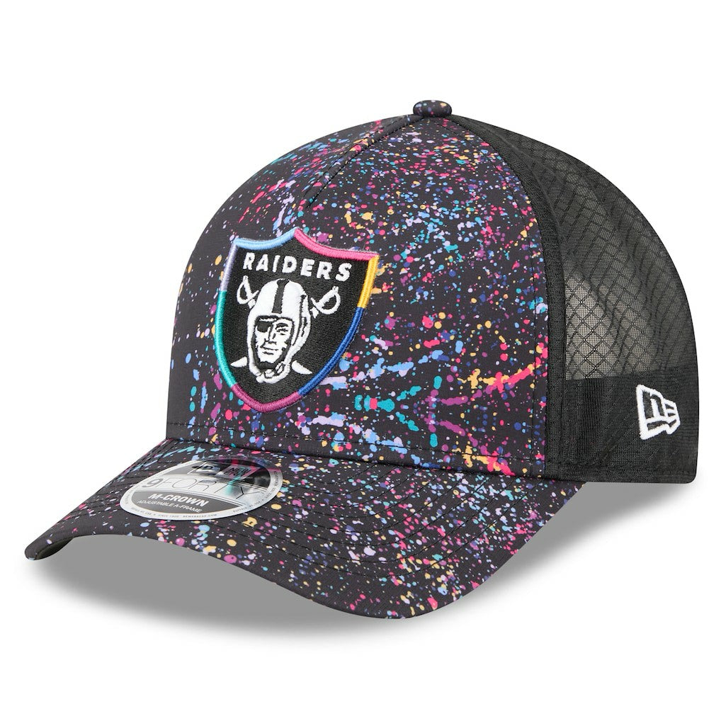 Youth 2025 NFL Crucial Catch 9FORTY Adjustable Hat - Las Vegas Raiders Hats