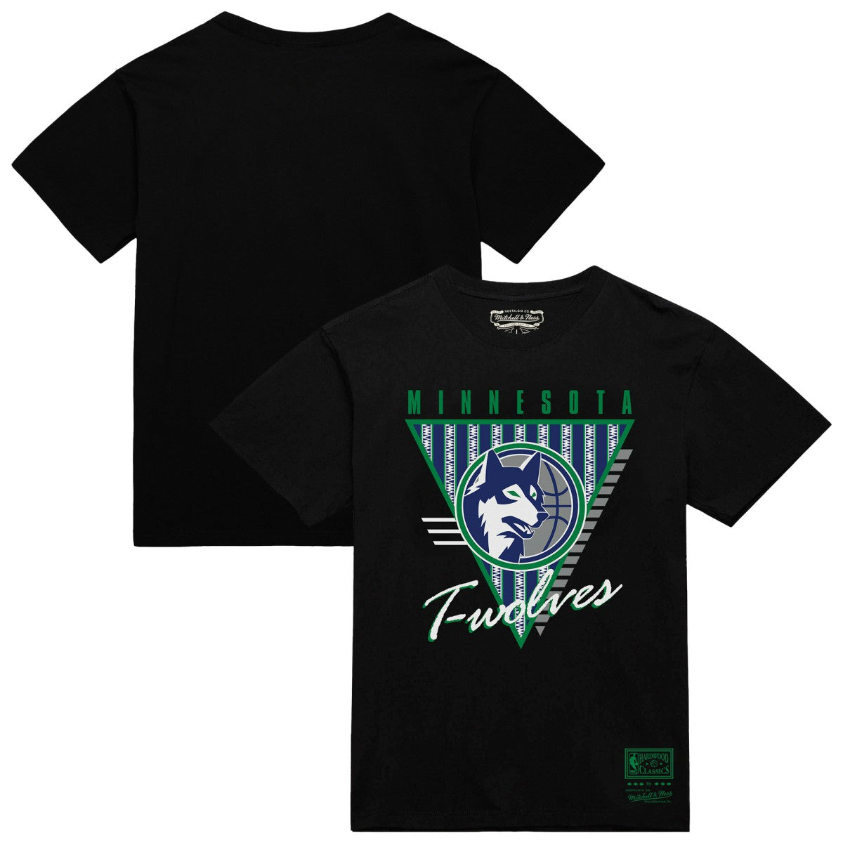 Mitchell & Ness Minnesota Timberwolves Worldwide Collection Tri-Logo T-Shirt