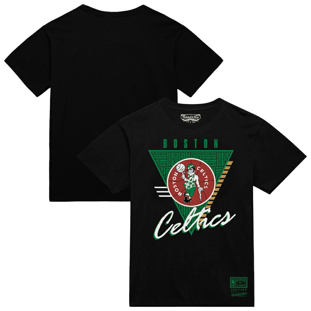 Mitchell & Ness Boston Celtics Worldwide Collection Tri-Logo T-Shirt