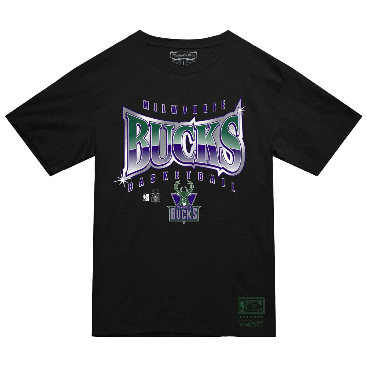 Mitchell & Ness Milwaukee Bucks Worldwide Collection Glow Up T-Shirt
