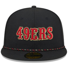 2025 Rivalries Collection Sideline Rope 59FIFTY Fitted Hat - San Francisco 49ers Hats
