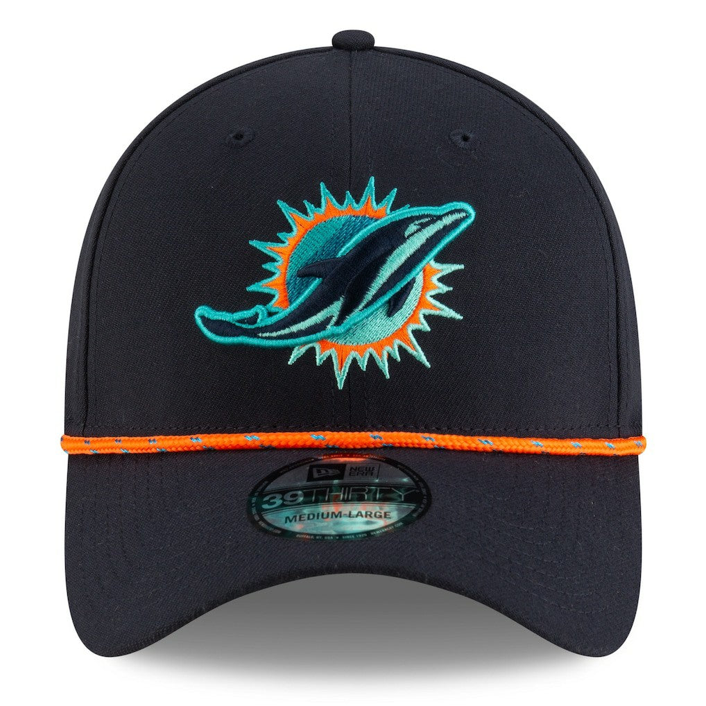 2025 Rivalries Collection Sideline 39THIRTY Flex Hat - Miami Dolphins Hats