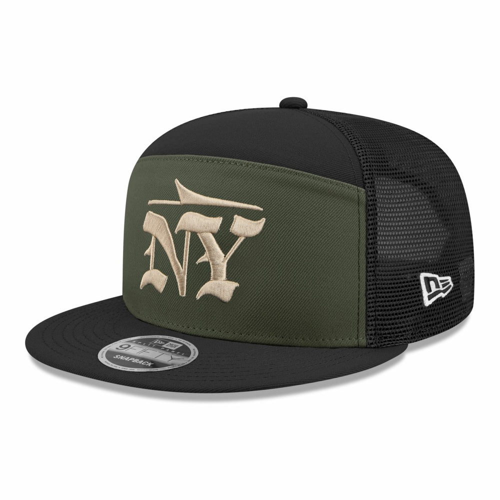 2025 Rivalries Collection Team Split Panel 9FIFTY Snapback Hat - New York Jets Hats
