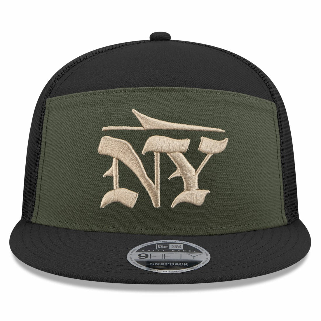 2025 Rivalries Collection Team Split Panel 9FIFTY Snapback Hat - New York Jets Hats