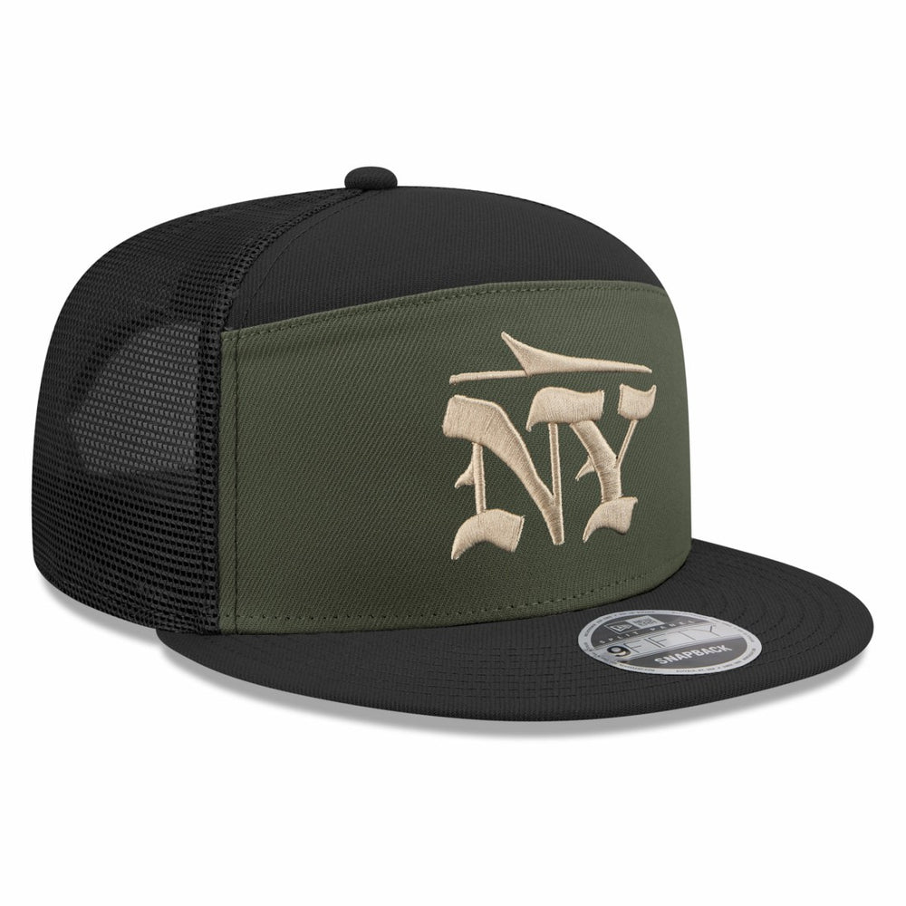 2025 Rivalries Collection Team Split Panel 9FIFTY Snapback Hat - New York Jets Hats