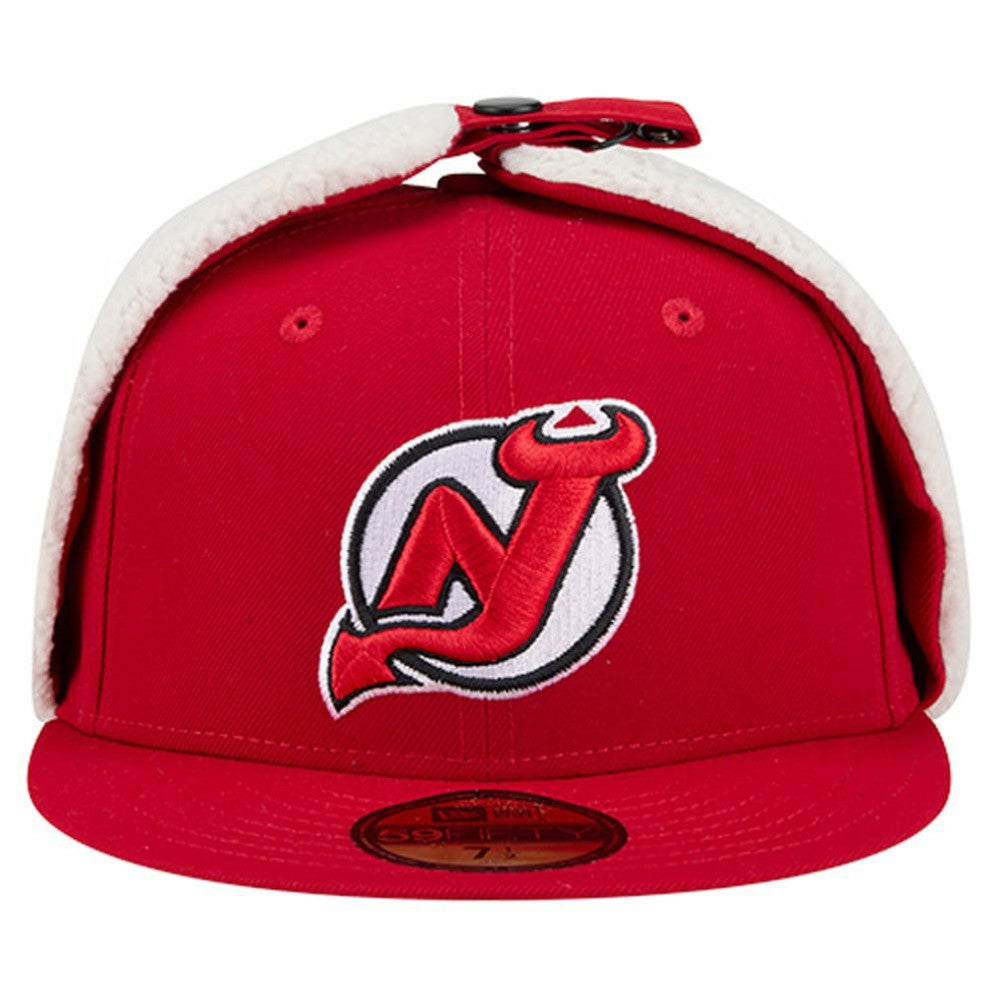 NHL New Jersey Devils New Era Injection Dog Ear Classic Fitted Hat