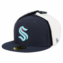 NHL Seattle Kraken New Era Injection Dog Ear Classic Fitted Hat