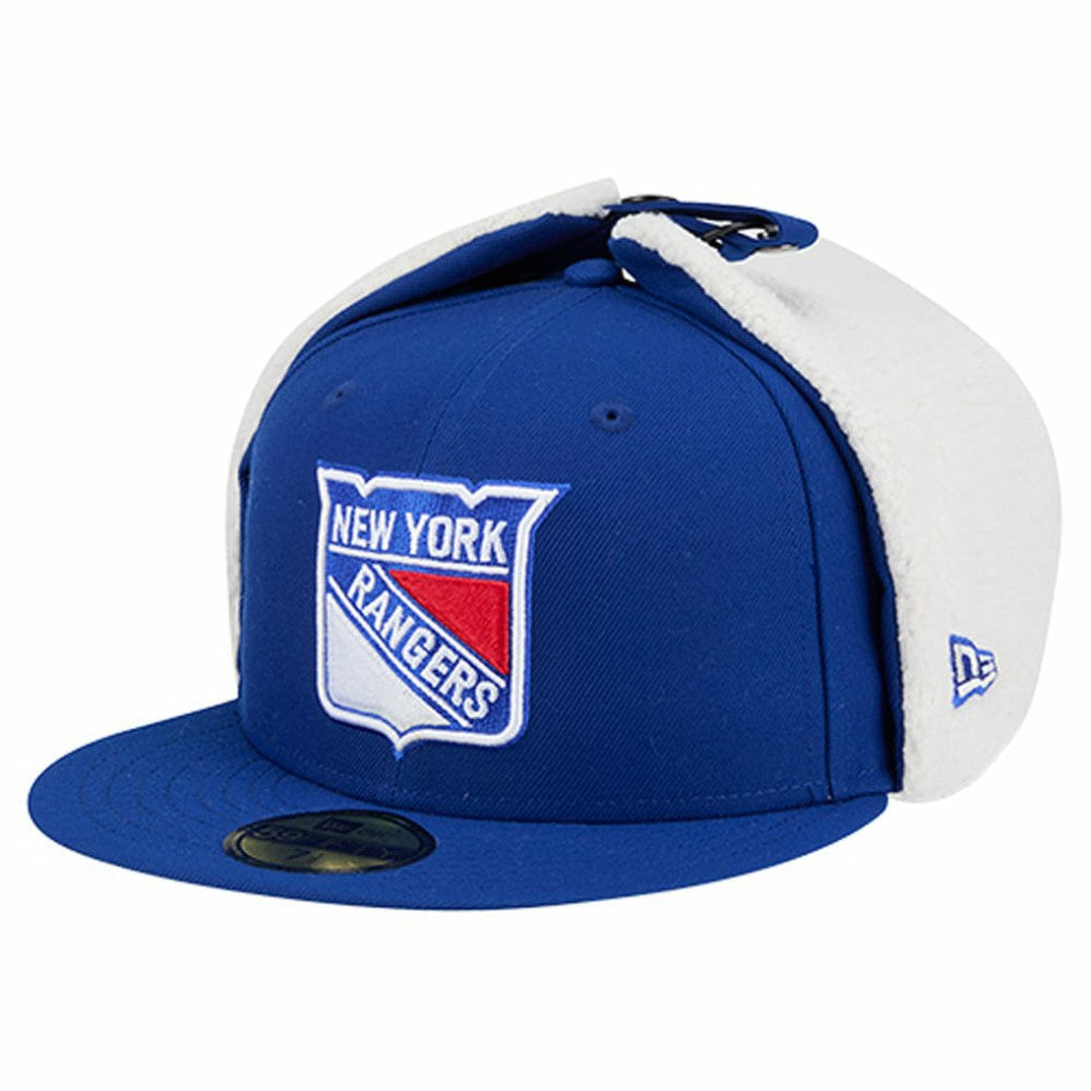 NHL New York Rangers New Era Injection Dog Ear Classic Fitted Hat