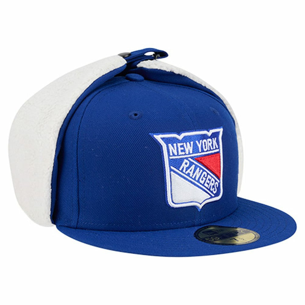 NHL New York Rangers New Era Injection Dog Ear Classic Fitted Hat