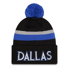 New Era Dallas Mavericks 2025/26 City Edition Cuffed Knit Hat with Pom sale