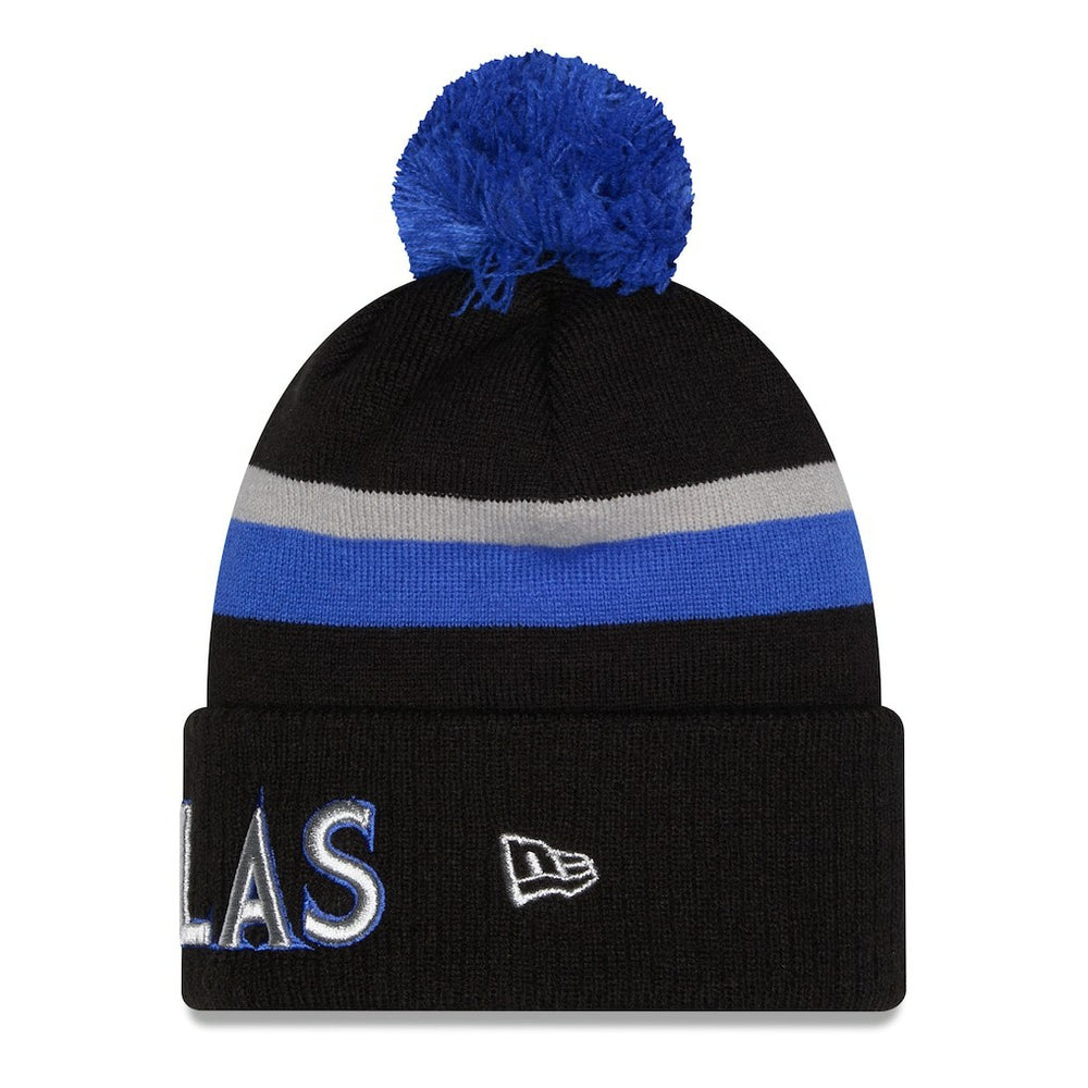 New Era Dallas Mavericks 2025/26 City Edition Cuffed Knit Hat with Pom sale
