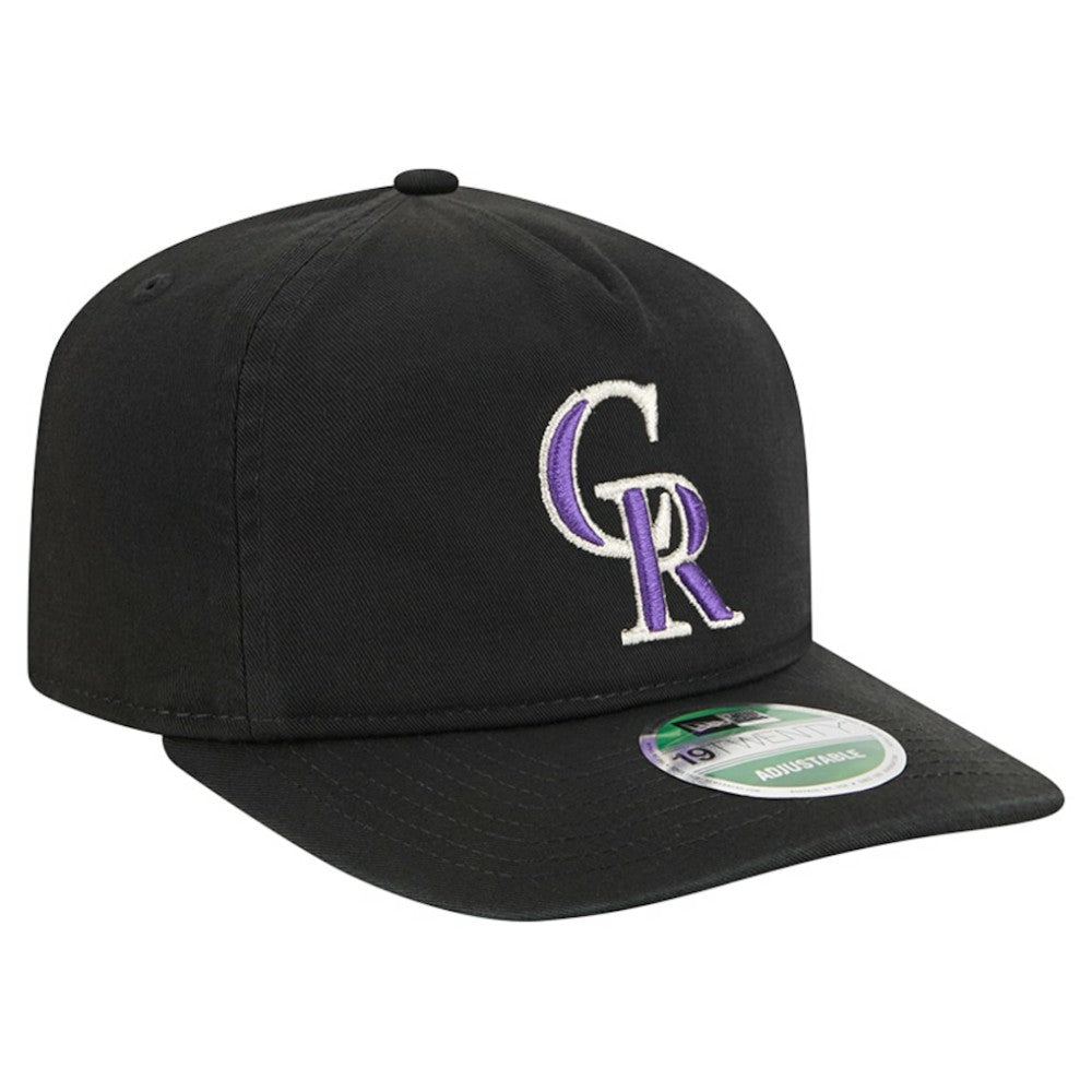 Black Colorado Rockies New Era Team 19TWENTY Adjustable Hat