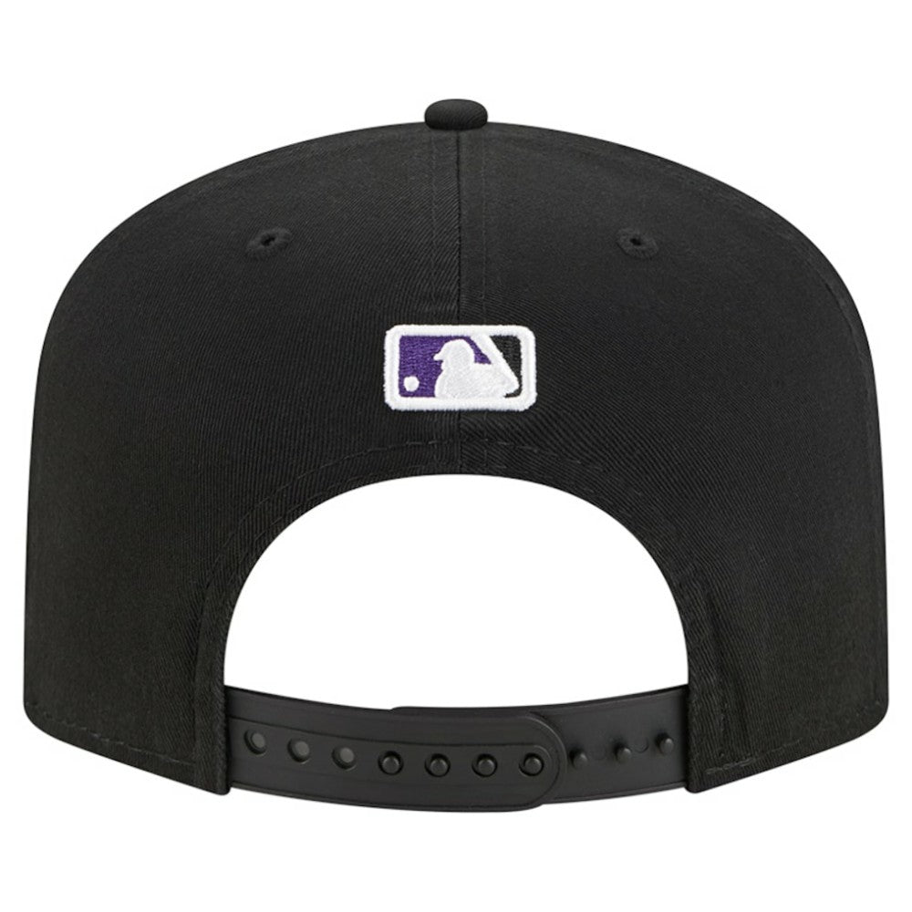 Black Colorado Rockies New Era Team 19TWENTY Adjustable Hat