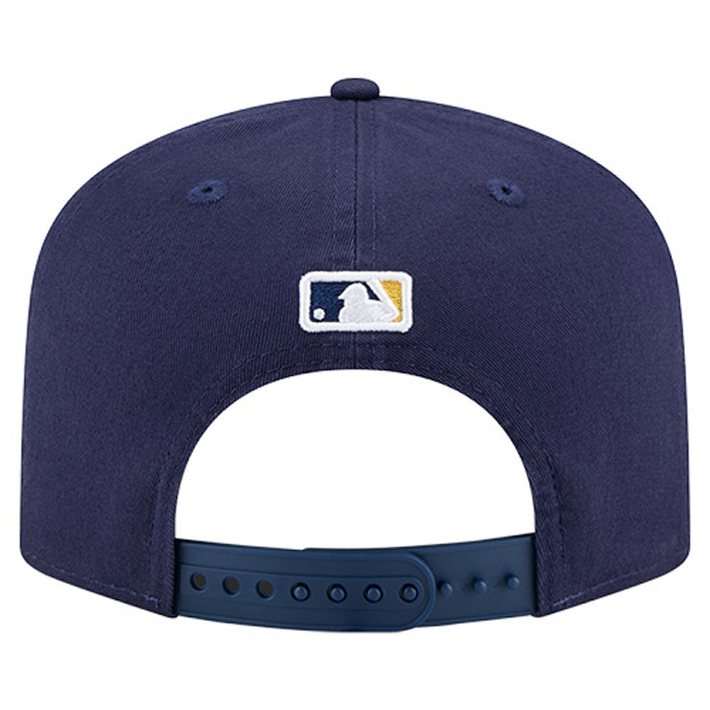 Navy Milwaukee Brewers New Era Team 19TWENTY Adjustable Hat