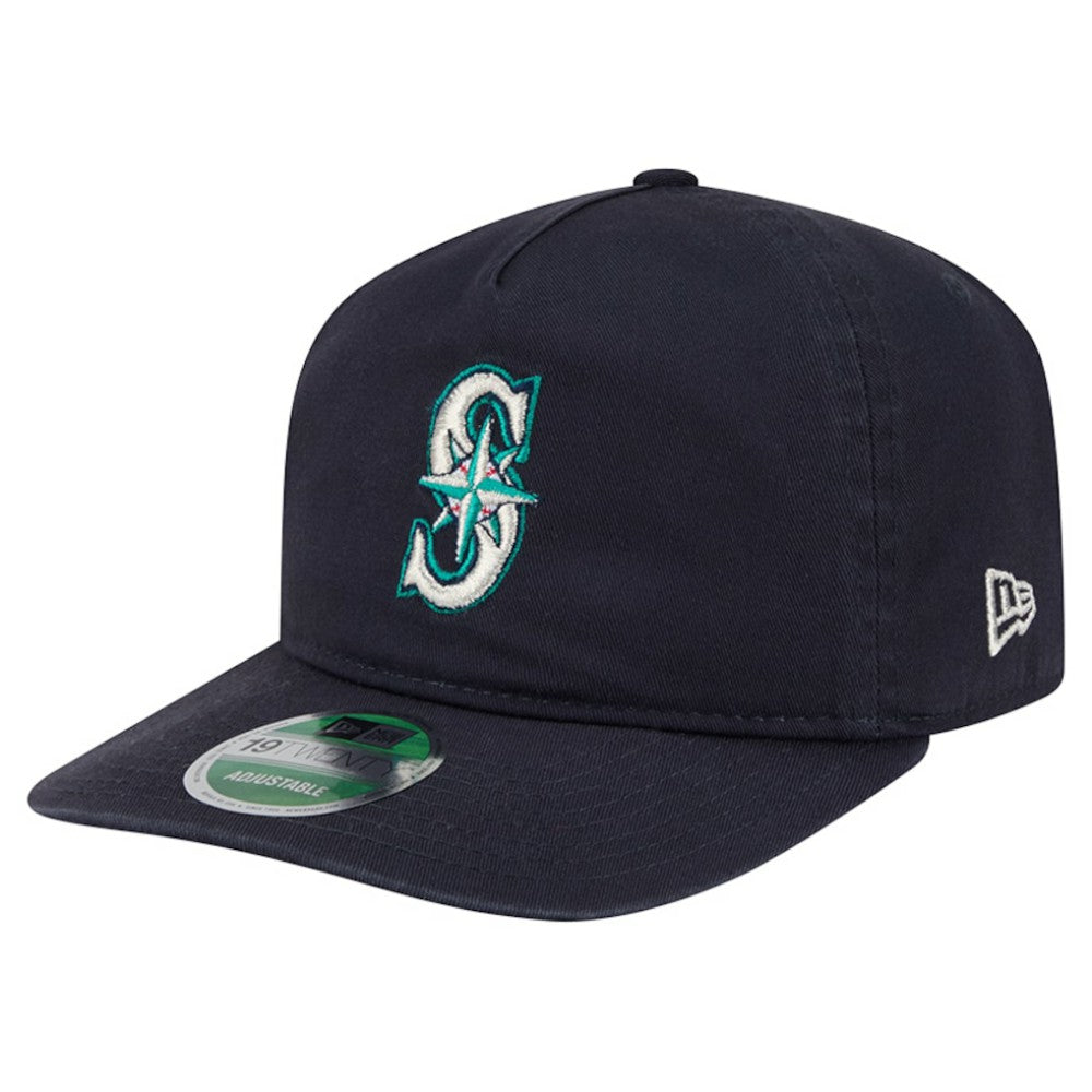 Navy Seattle Mariners New Era Team 19TWENTY Adjustable Hat