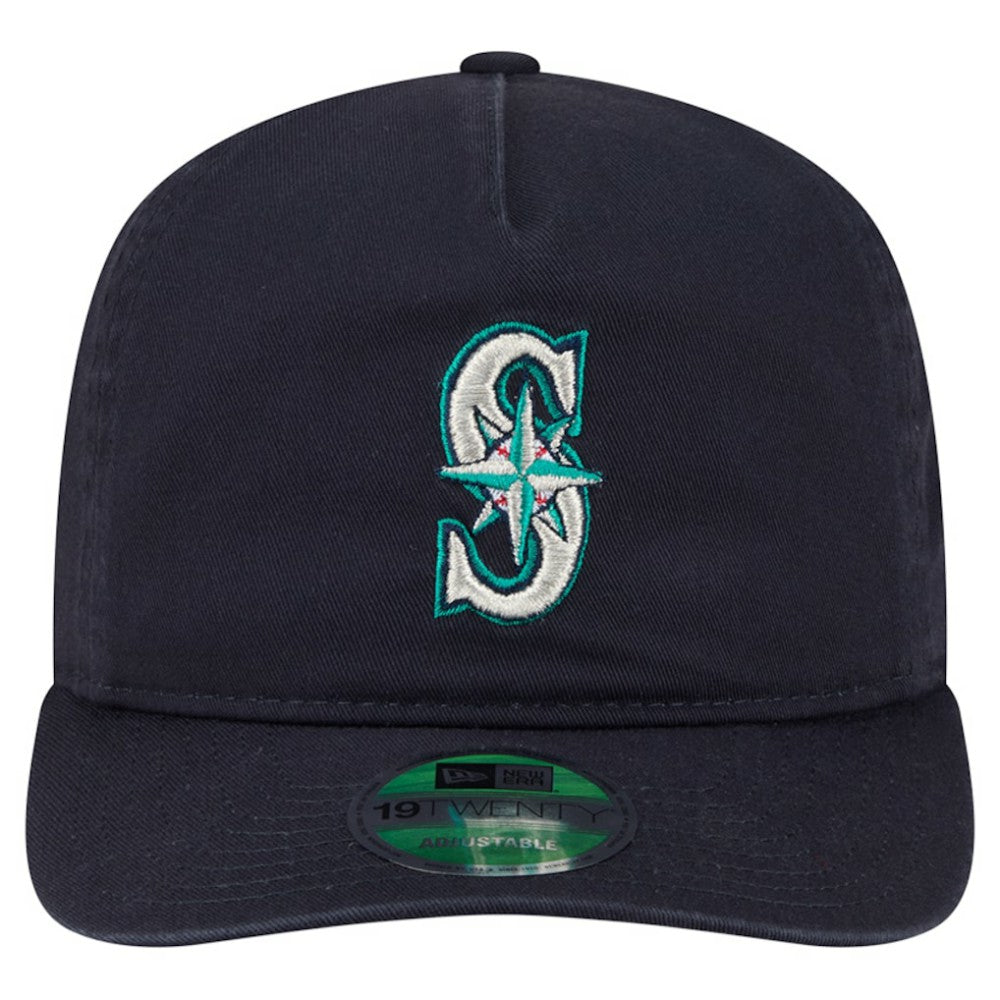 Navy Seattle Mariners New Era Team 19TWENTY Adjustable Hat