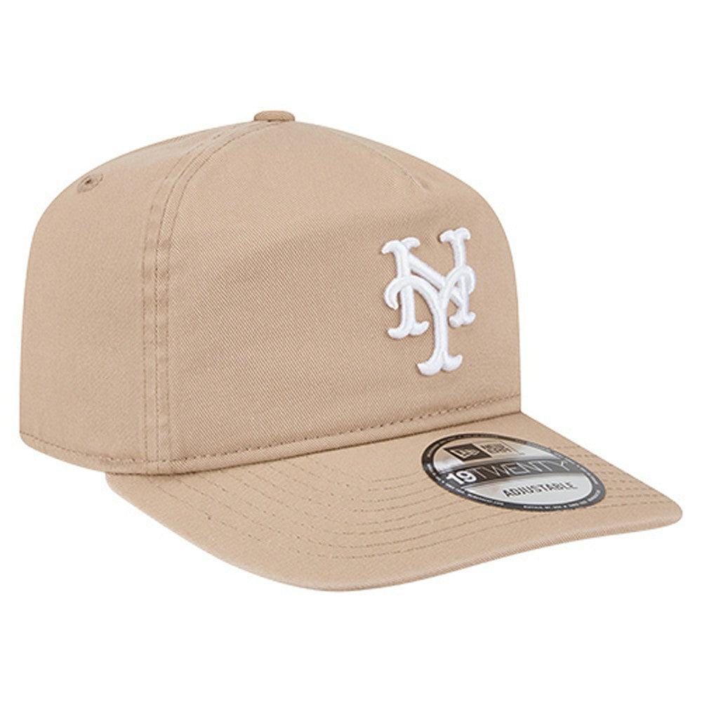 Light Beige New York Mets New Era Cam 19TWENTY Adjustable Hat