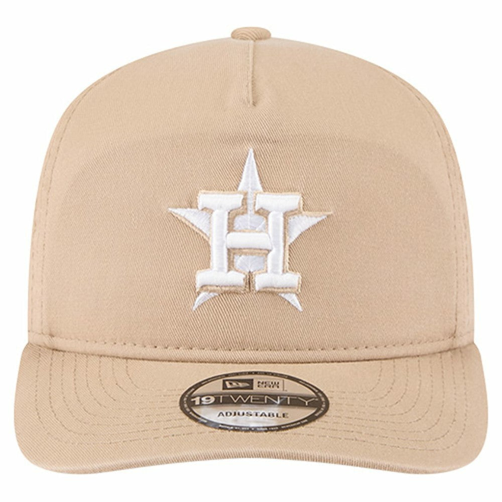 Light Beige Houston Astros New Era Cam 19TWENTY Adjustable Hat