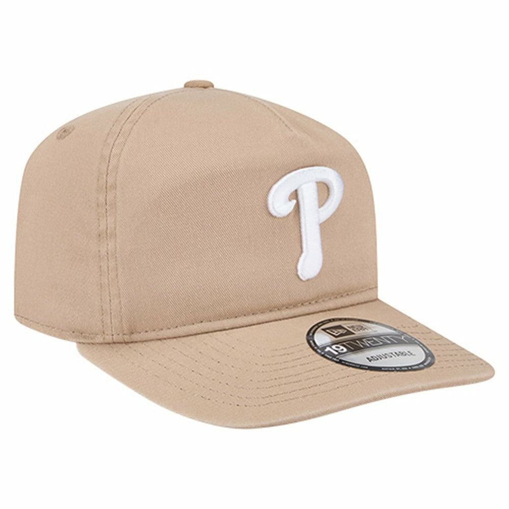 Light Beige Philadelphia Phillies New Era Cam 19TWENTY Adjustable Hat