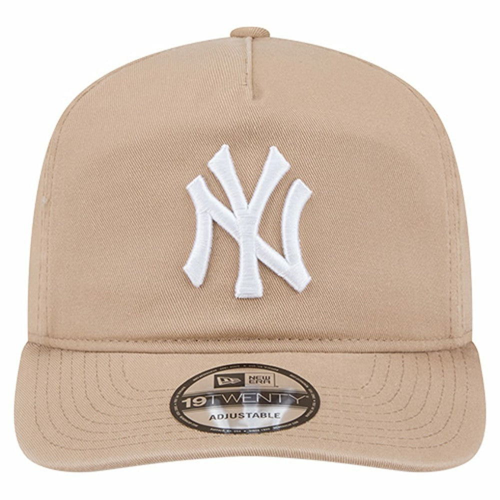Light Beige New York Yankees New Era Cam 19TWENTY Adjustable Hat