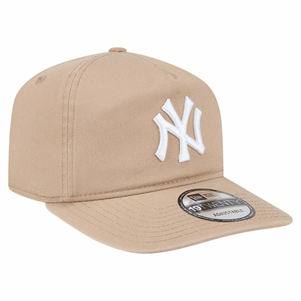 Light Beige New York Yankees New Era Cam 19TWENTY Adjustable Hat