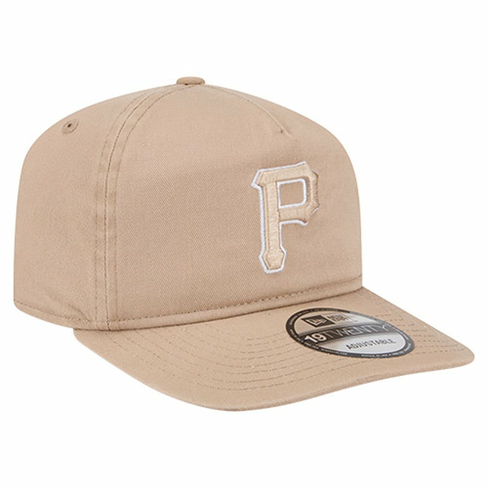 Light Beige Pittsburgh Pirates New Era Cam 19TWENTY Adjustable Hat