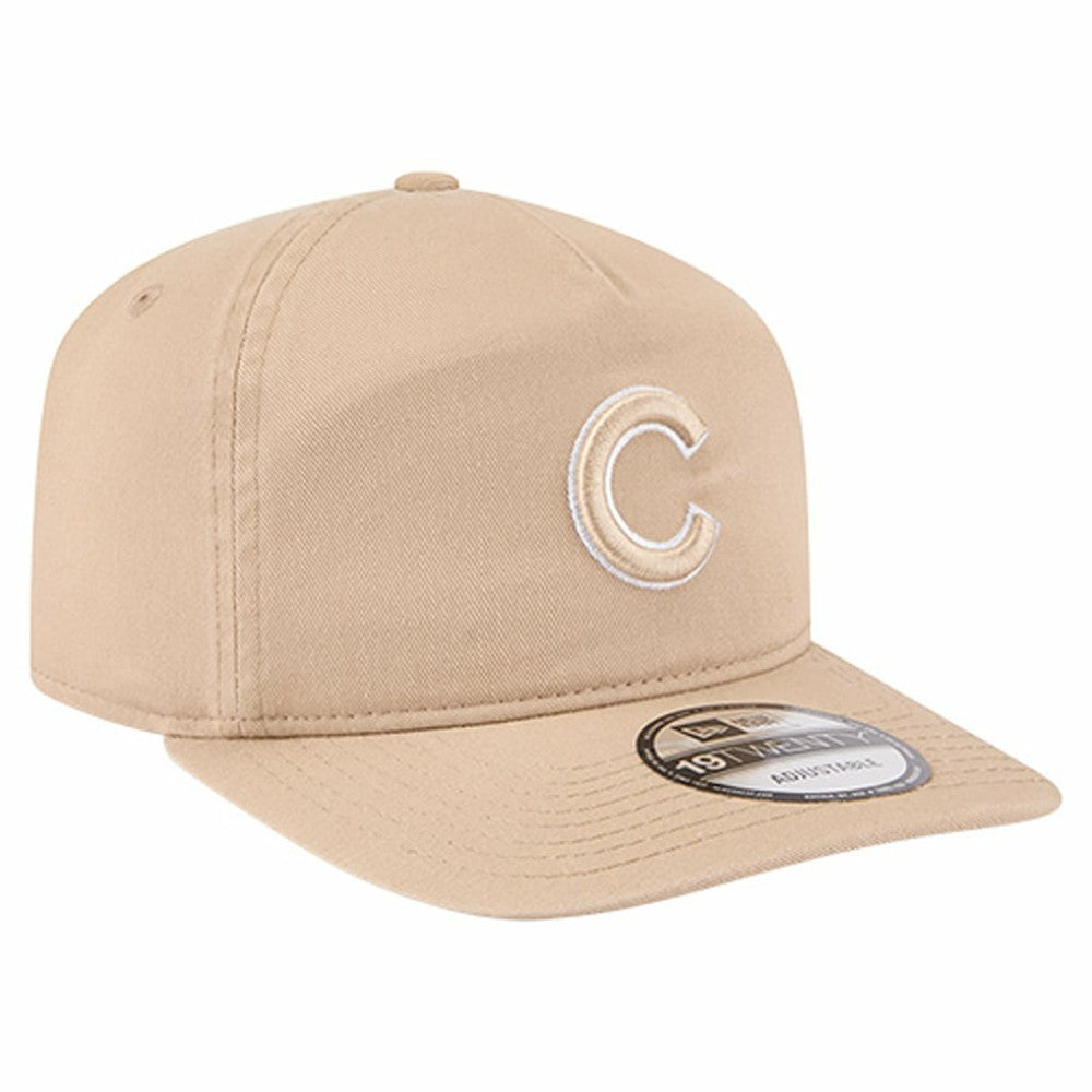 Light Beige Chicago Cubs New Era Cam 19TWENTY Adjustable Hat