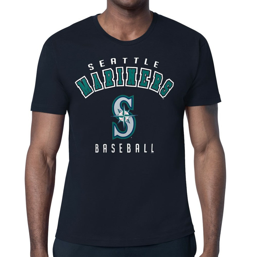 Navy Seattle Mariners Starter Team Logo T-Shirt