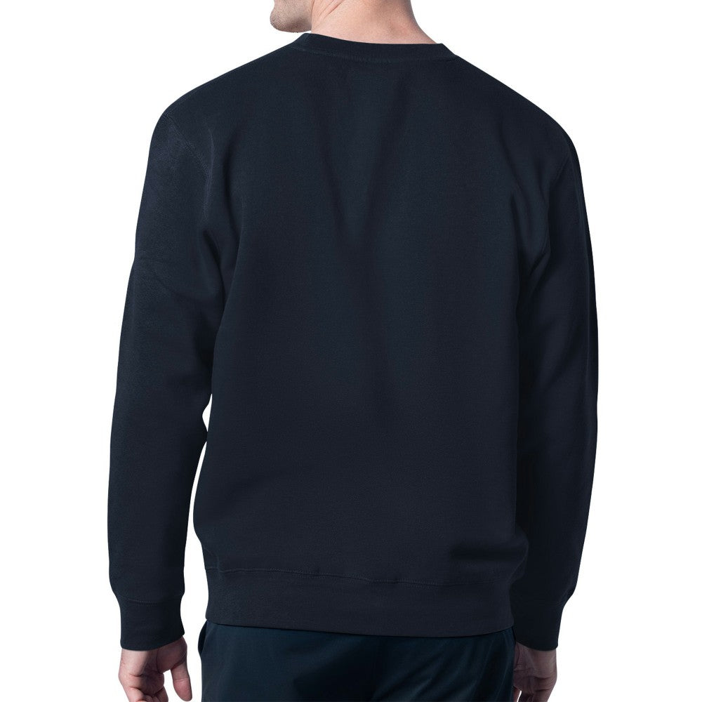 Navy Los Angeles Angels Starter Team Logo Fleece Pullover Sweatshirt
